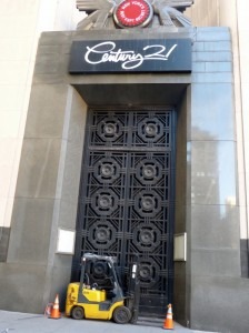 Century21 door in New York City