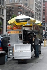 Hotdogstand in New York City