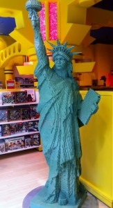 Lego Statue of Liberty - FAO Schwarz in New York City