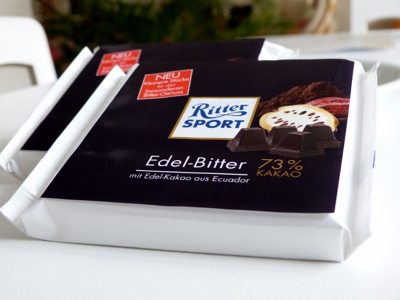 New Ritter Sport fine extra dark chocolate