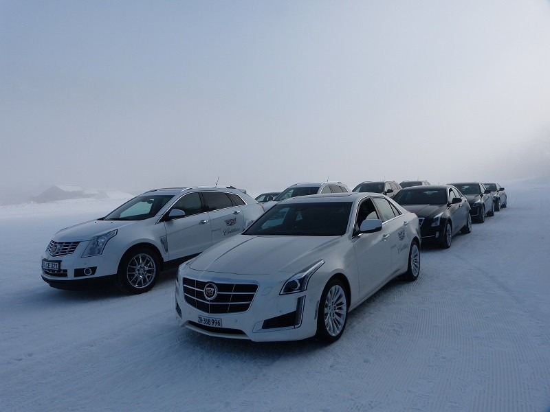 Welcome to the Cadillac Winterdrive Experience in Gstaad
