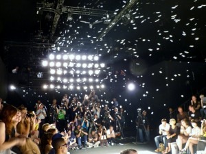 Bubbles at Romanian Designer Spring/Summer 2013 - Mercedes Benz Fashion Week