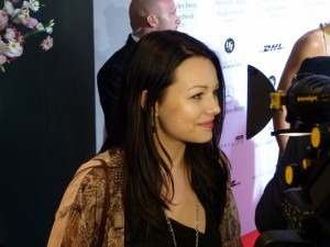 Cosma Shiva Hagen at the Mercedes Benz Fashion Week in Berlin - Juli 2012