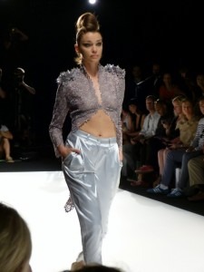 Model at Irene Luft Spring/Summer 2013 - Mercedes Benz Fashion Week