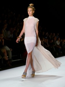 Model at Irina Schrotter Spring/Summer 2013 - Mercedes Benz Fashion Week