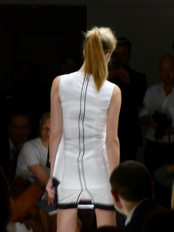 Model with details at BASLER Spring/Summer 2013 in Berlin