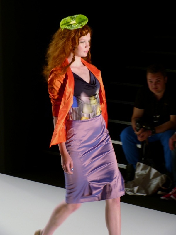 Model at Anja Gockel Spring/Summer 2013 - Mercedes Benz Fashion Week