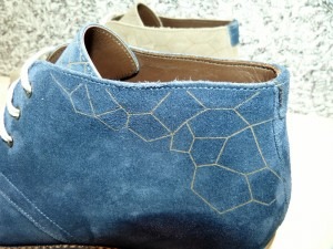 Shoes (lasercuts) by Floris van Bommel at Bread&Butter in Berlin