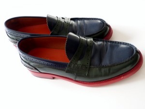 Tommy Hilfiger Penny Loafer in Evergreen Core Navy