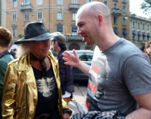 James Goldstein and me in Milan