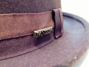 Hat details from Muntinelli in Milan