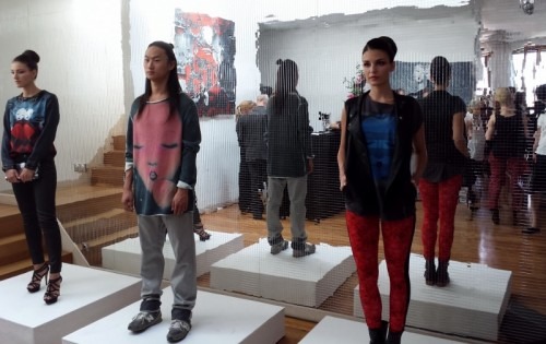 ART COLLECTION von Qui Shengxian für s.Oliver in Berlin im Rahmen der Mercedes Benz Fashion Week