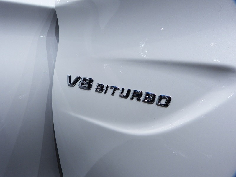 Mercedes Benz AMG V8 Biturbo Sign - IAA2015