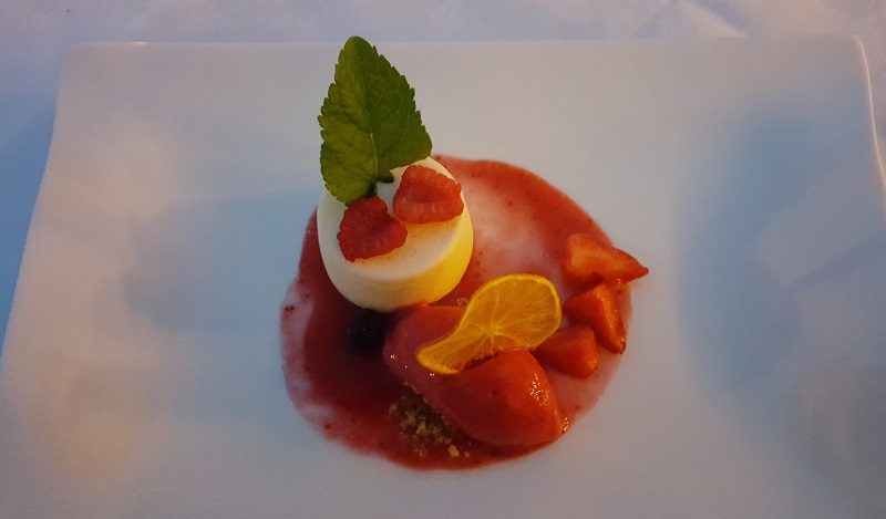 Dessert im Hotel Sonne in Mellau