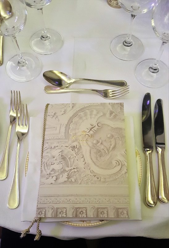 Dinner (mit Olivenöl) im Royal Hotel Sanremo