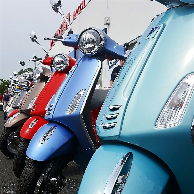 Vespas bei Mezger Bosch in Schweinfurt