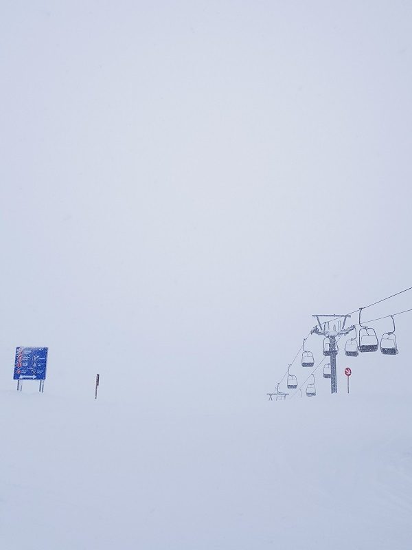 Schnee am Hochzeiger im Pitzal - Winter 2019