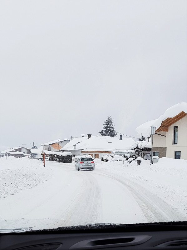 Straße im Pitztal - Winter 2019