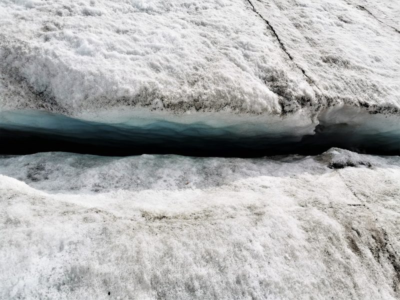 Gletscherspalte im Guslarferner bei Vent