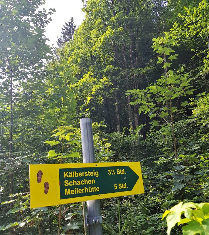 Aufstieg zur Meilerhütte bei Garmisch-Partenkirchen
