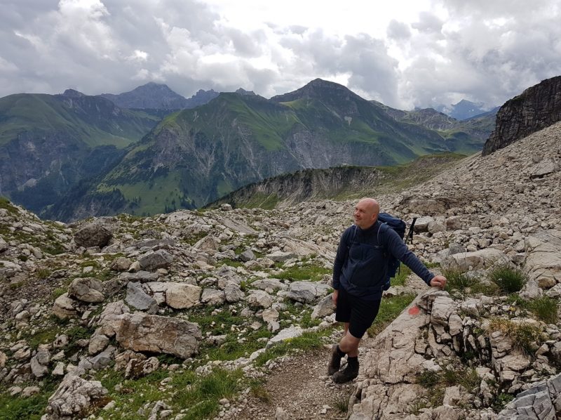 Wanderung auf dem Grenzgänger in den Allgäuer Alpen