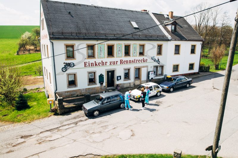 Gasthaus Einkehr zur Rennstrecke am Deutschlandring - #AltesBlechAlteGrenze