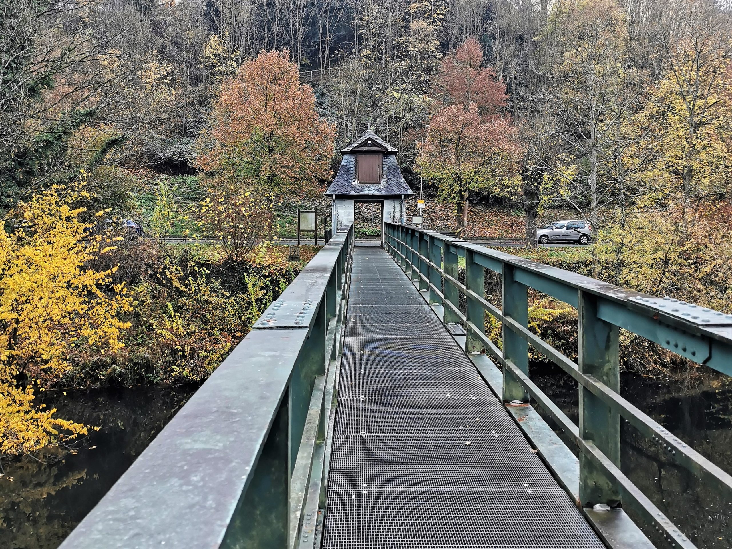 Lahnwanderweg von Limburg nach Wetzlar - Tag 2 - Von Arfurt nach Weilburg im Herbst 2021