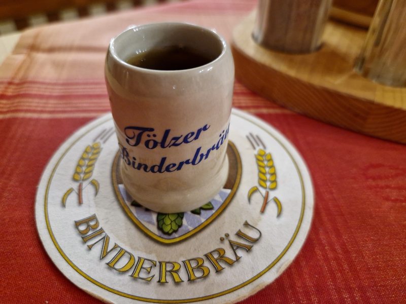 Bierlikör in der Bier in der Tölzer Binderbräu