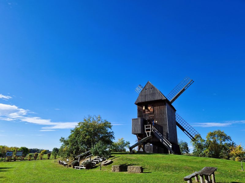 Die Bockwindmühle Vehlefanz in Brandenburg