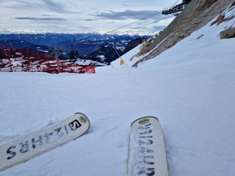 Skifahren im Eggental - die Latemar Ronda