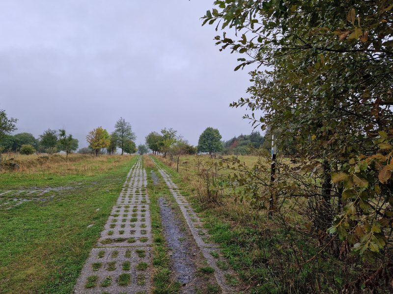 Ehemaliger Kolonnenweg an der innerdeutschen Grenze bei Birx