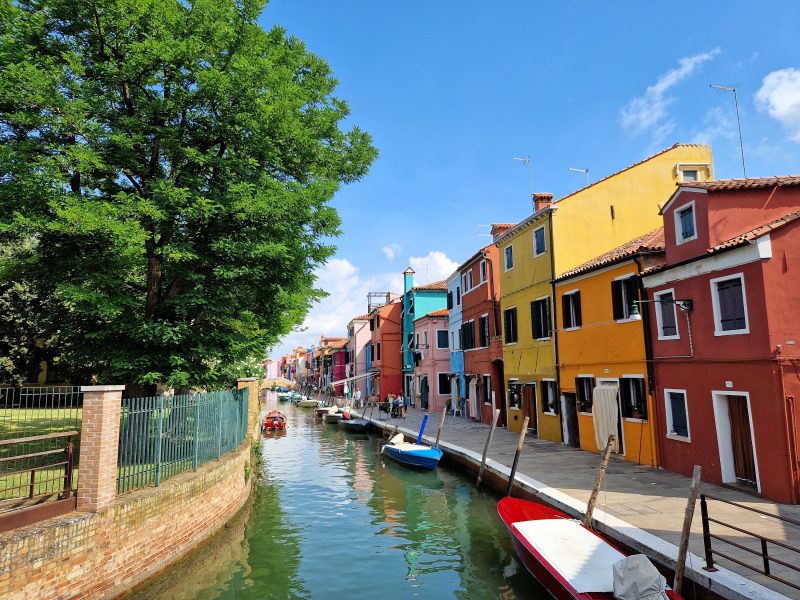 Impressionen von der Insel Burano in Venedig
