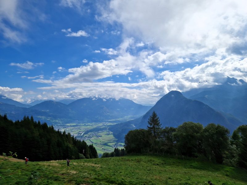 Ausblick in der Nähe von Lienz in Osttirol