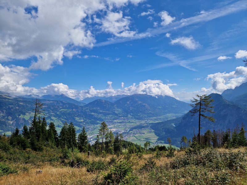 Ausblick in der Nähe von Lienz in Osttirol