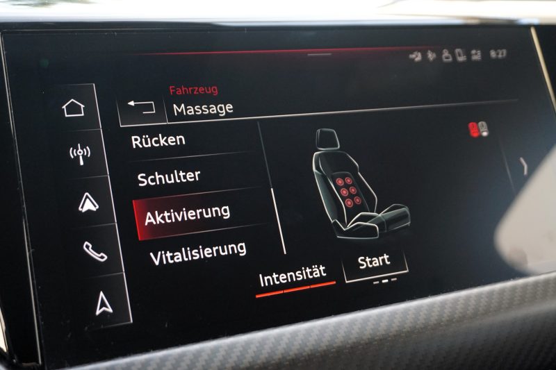 Der Audi RS e-tron GT im Test - Massagefunktion