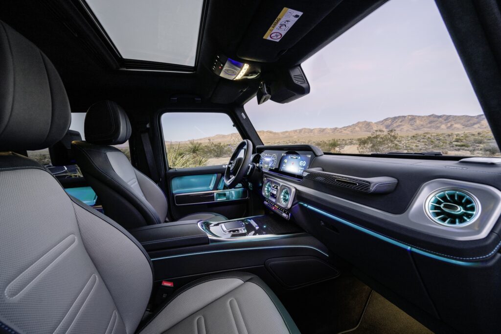 Die neue elektrische Mercedes-Benz G-Klasse - innen