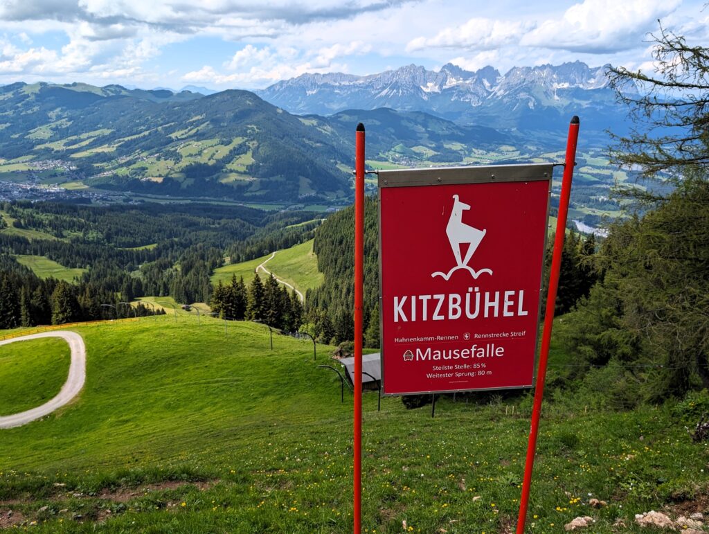 KAT-Walk Alpin Mausefalle der berühmten Streif auf der Etappe 4