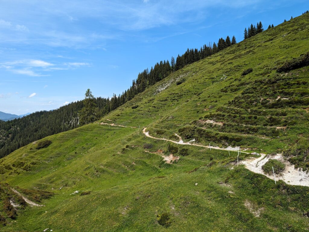 KAT-Walk Alpin - Weg auf Etappe 6