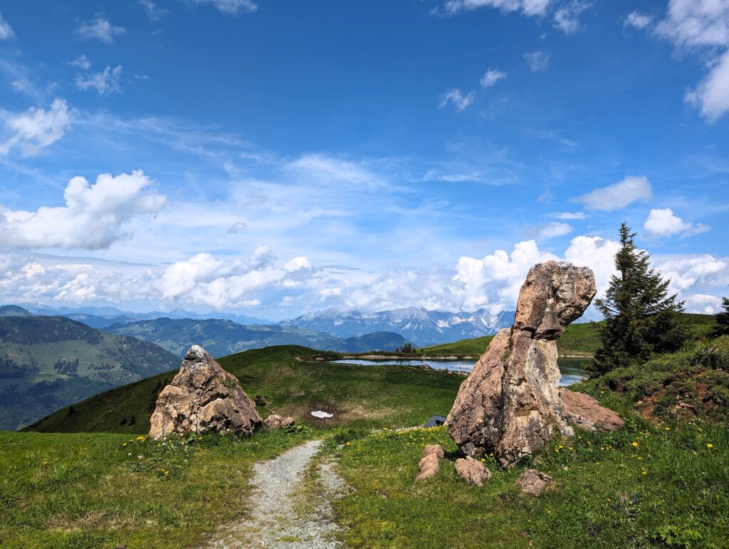 KAT-Walk Alpin Weg auf dem Etappe 4