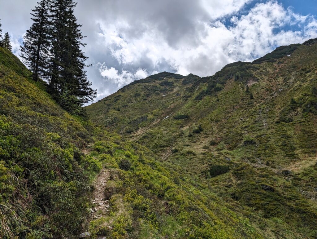 KAT-Walk Alpin Weg auf der Etappe 3