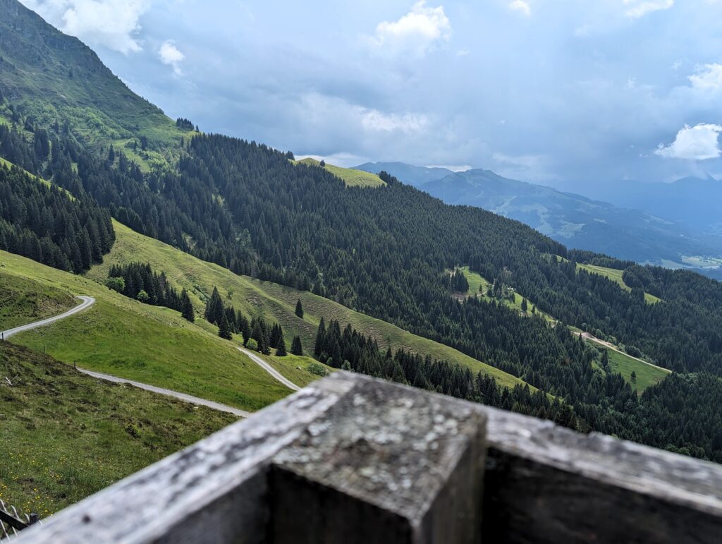 KAT-Walk Alpin Aussicht auf Etappe 5