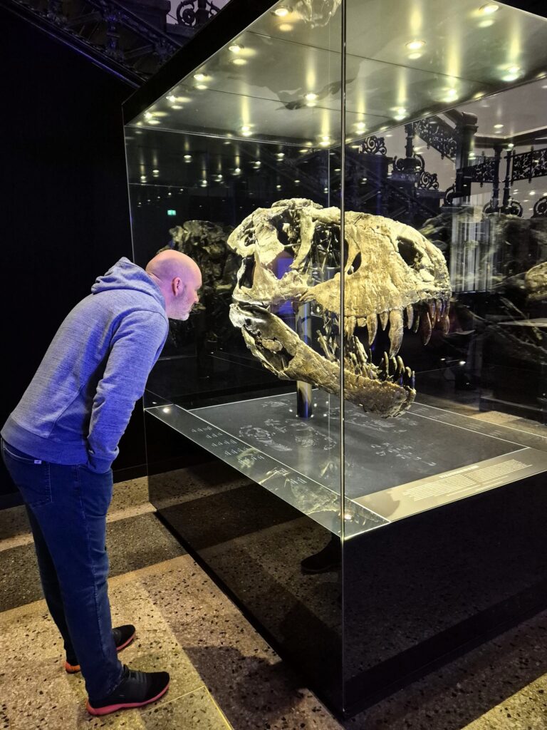 Tristan Otto und ich im Naturkundemuseum in Berlin