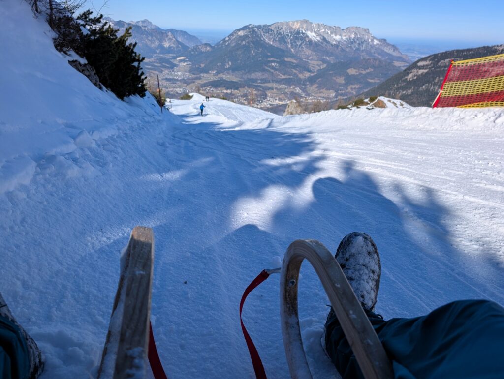 Die Rodelbahn Jennerhex auf dem Jenner in Berchtesgaden