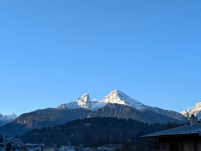 Watzmann und Berchtesgaden im Winter