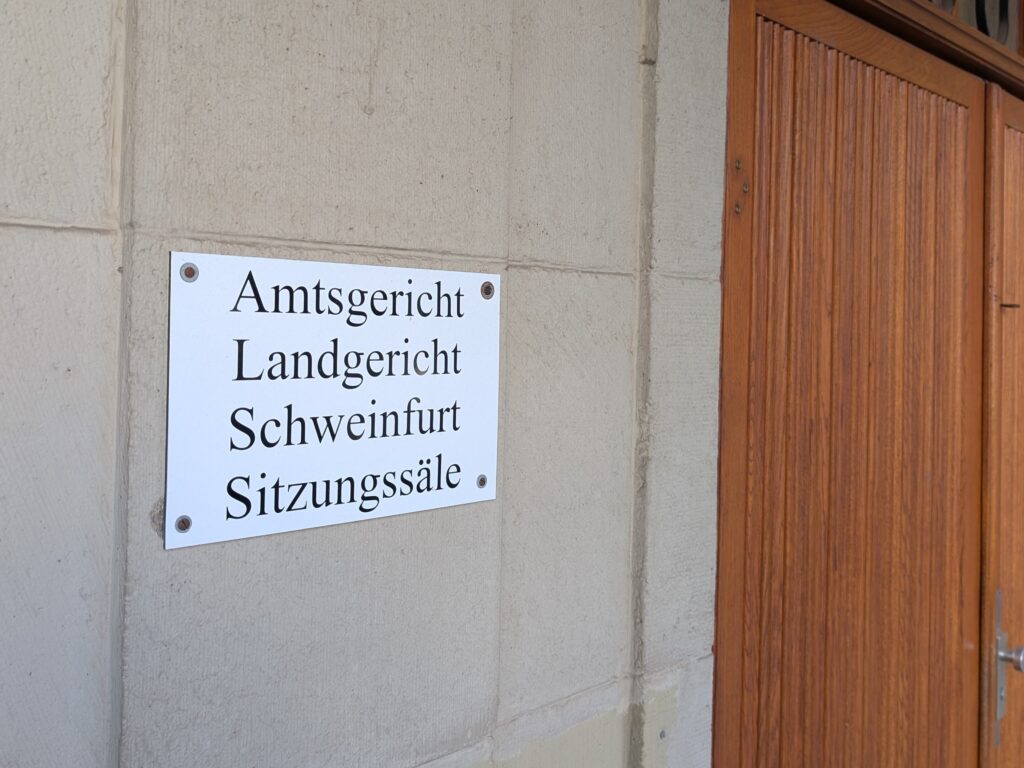 Eingang Land- und Amtsgericht Schweinfurt