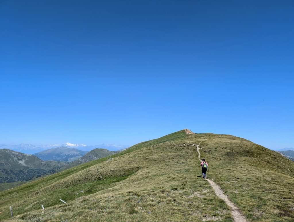 Nockberge-Trail Etappe 4 von der Turracher Höhe zum Falkertsee - Weg über die Nockberge