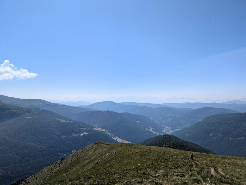 Nockberge-Trail Etappe 4 von der Turracher Höhe zum Falkertsee - die Nockberge
