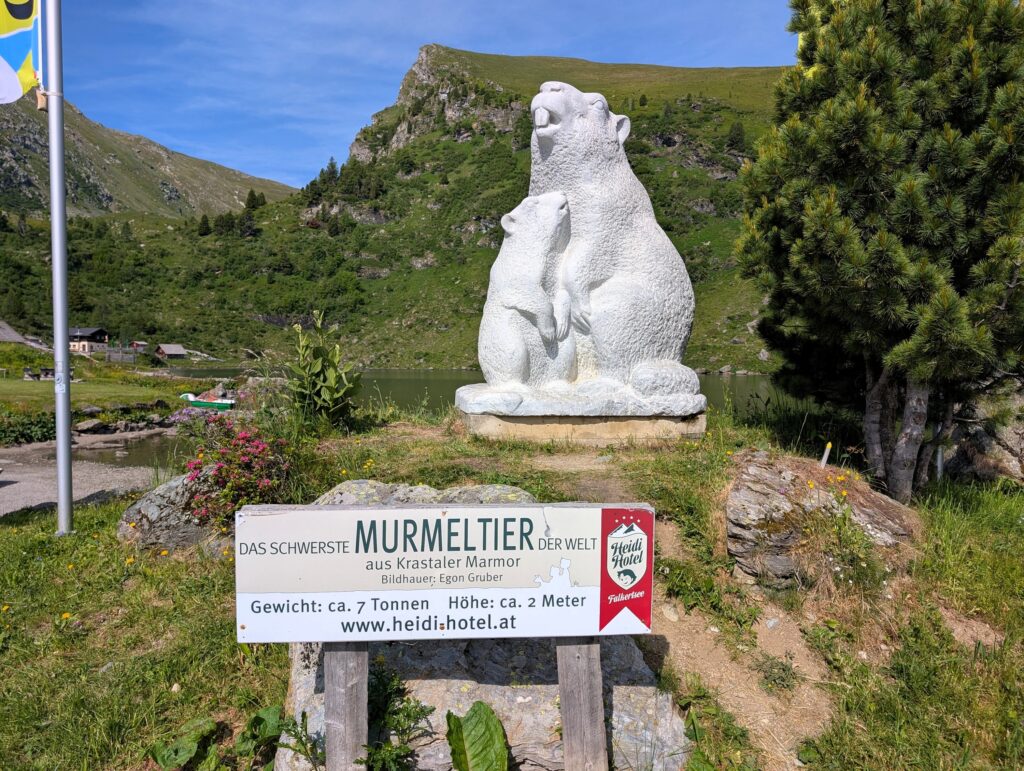 Nockberge-Trail Etappe 5 vom Falkertsee nach Bad Kleinkirchheim Zirkitzen - schwerstes Murmeltier der Welt