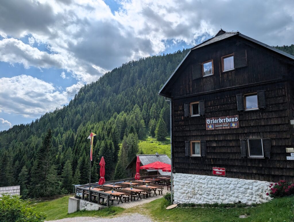Nockberge-Trail Etappe 6 vom Bad Kleinkirchheim Zirkitzen zum Erlacherhaus - das Erlacherhaus