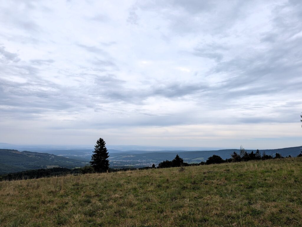 Aussicht auf der Extratour Gersfeld